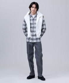 J.PRESS MEN 【J.PRESS ORIGINALS】T/C Drill 5 Pocket Piped Stem Pants / Japan Made