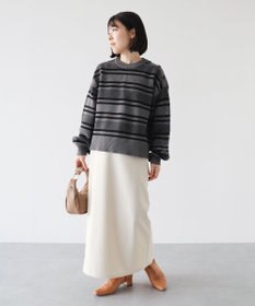 Green Parks ランダムボーダーニットプルオーバー