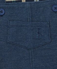 組曲 KIDS 【80-90cm】Check 半袖オーバーオール