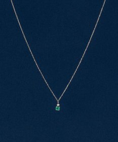 Phoebe 【K10】ジュエルラックネックレス　エメラルド/5月誕生石/天然石/全長:40cm