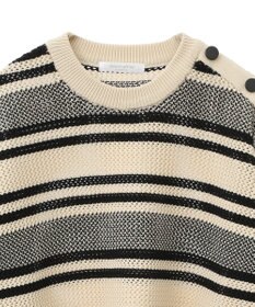 Green Parks ランダムボーダーニットプルオーバー