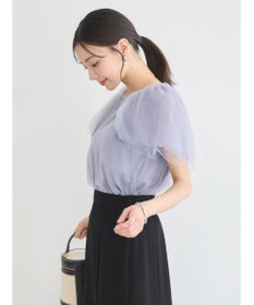 earth music&ecology チュールレイヤードプルオーバー