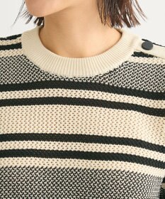 Green Parks ランダムボーダーニットプルオーバー