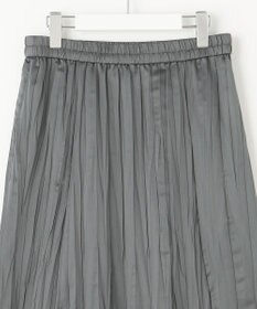 23区 【SLOW/一部店舗限定】リンクルサテン スカート