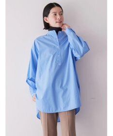 AMERICAN HOLIC イージーケアバンドカラーシャツチュニック