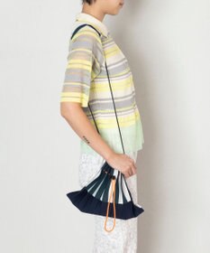 TRICOTE プリーツストライプミニバッグ
