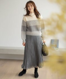 ANY SIS 【洗える】オーロラプリーツ スカート