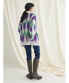 CRAFT STANDARD BOUTIQUE 【男女兼用】アーガイル柄カーディガン2