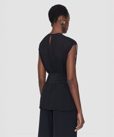 JOSEPH クレープドソワ　ブラウス　KNIZA