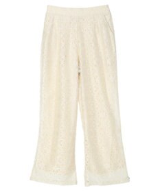 Green Parks 格子柄レースパンツ