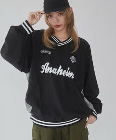 WEGO 【ユニセックス着用ITEM】ナイロングラフィックプルオーバー