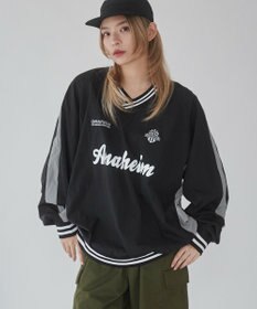 WEGO 【ユニセックス着用ITEM】ナイロングラフィックプルオーバー