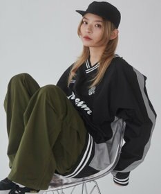 WEGO 【ユニセックス着用ITEM】ナイロングラフィックプルオーバー