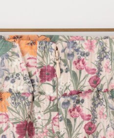 組曲 【洗える・シワになりにくい】フルラージュプリント スカート