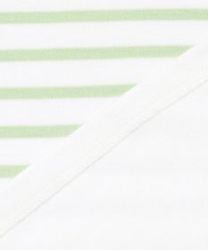 23区 Armo-lux パネルボーダー クロップド カットソー