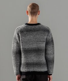 JOSEPH HOMME ヘアリーグラデーション　クルーネックニット