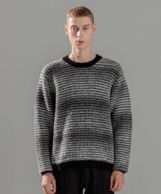 JOSEPH HOMME ヘアリーグラデーション　クルーネックニット