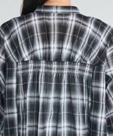 CRAFT STANDARD BOUTIQUE バックギャザーポンチョシャツ