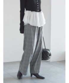 Te chichi グレンチェックスラックス