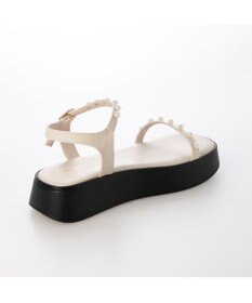 MODE ET JACOMO <noyau>パールデザイン厚底スポーツサンダル