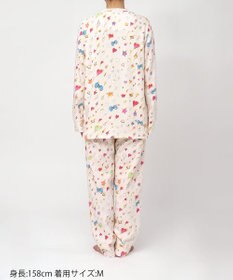 tsumori chisato SLEEP ツモリチサト パジャマ 綿100%(本体) あったか 長袖 長ズボン レディース UDW402 /ワコール