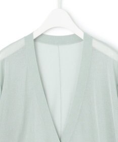 ICB L 【洗える】ドライシアーカーディガン