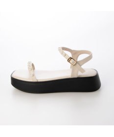 MODE ET JACOMO <noyau>パールデザイン厚底スポーツサンダル