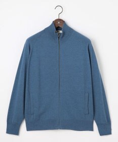 JOSEPH ABBOUD 【チクチクしない/イージーケア/3シーズン対応/サスティナブル】SNOWY  スタンドジップカーディガン