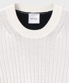 Paul Smith バイカラー スリット ニット