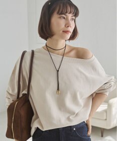 WEGO 【ANGIE VINTAGE/SETUP対応アイテム】オフショルダー裏毛スウェット
