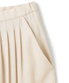 uncrave リネンライクツイル テーパードパンツ