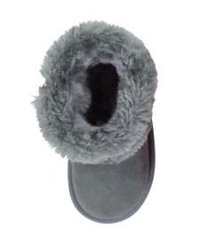 MIKI HOUSE HOT BISCUITS 【13-18cm】 ファー付き サイドリボンブーツ