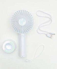 WEGO 【冷却/携帯扇風機/熱中症対策】オーロラハンディファン