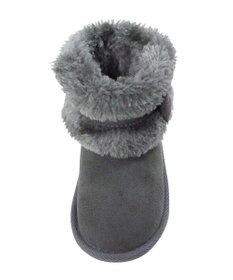 MIKI HOUSE HOT BISCUITS 【13-18cm】 ファー付き サイドリボンブーツ