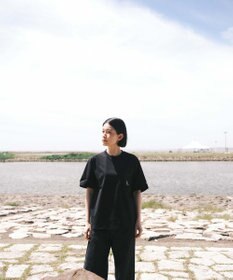 SHARE PARK LADIES 【UVカット・吸水速乾・ストレッチ・軽量 】バックプリントポケットTシャツ（S・Mサイズ）