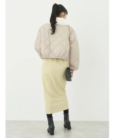 earth music&ecology ファーカラーブルゾン