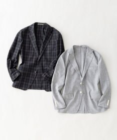 GOTAIRIKU 清涼サッカー素材【通気性/軽量】空羽サッカー マドラスチェック シャツジャケット