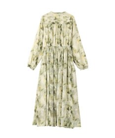 YECCA VECCA ぼかしフラワー柄ワンピース