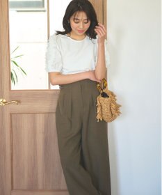 Feroux 【ONWARD CROSSET MAG掲載・2WAY】サイドストラップ パンツ