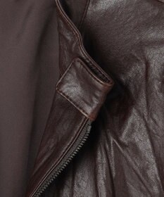 JOSEPH HOMME 【洗い加工】シュリンクエアレザー 　シングルライダースジャケット