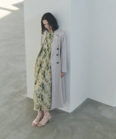 YECCA VECCA ぼかしフラワー柄ワンピース