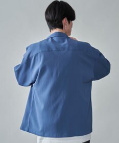 WEGO クレープオープンカラーシャツ（SS）