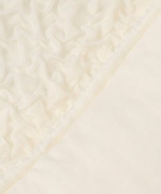 組曲 L シャーリングシフォン シアーペプラム ブラウス