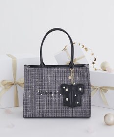 Maison de FLEUR リボンビジューパスケース