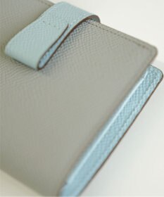 Atelier nuu 日本製 本革 バイカラーnoble 二つ折れウォレット