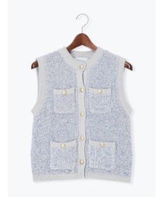 Te chichi ツイードニットベスト