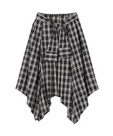 earth music&ecology イレヘムチェックシャツライクスカート
