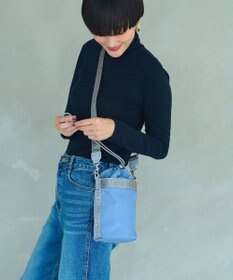 TOPKAPI 【Breath TOPKAPI】ナイロン ロゴテープ バケツ 巾着 ショルダー バッグ