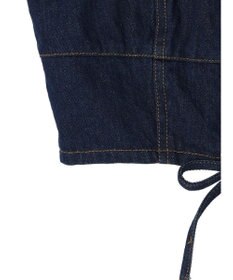 earth music&ecology レースアップデニムビスチェ