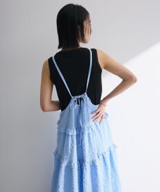 Green Parks ・Petit Fleur フリルティアードキャミワンピ